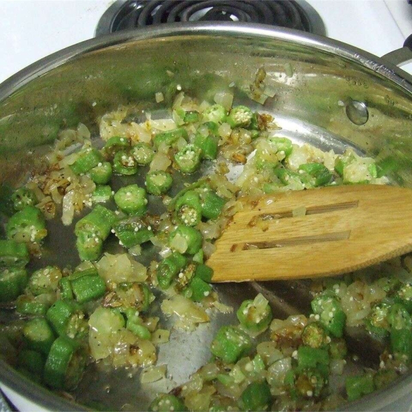 Easy Indian Style Okra