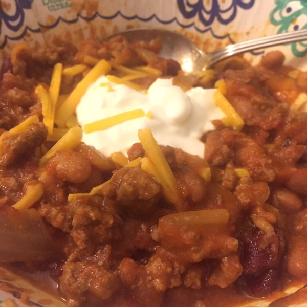 Slow Cooker Turkey Chili