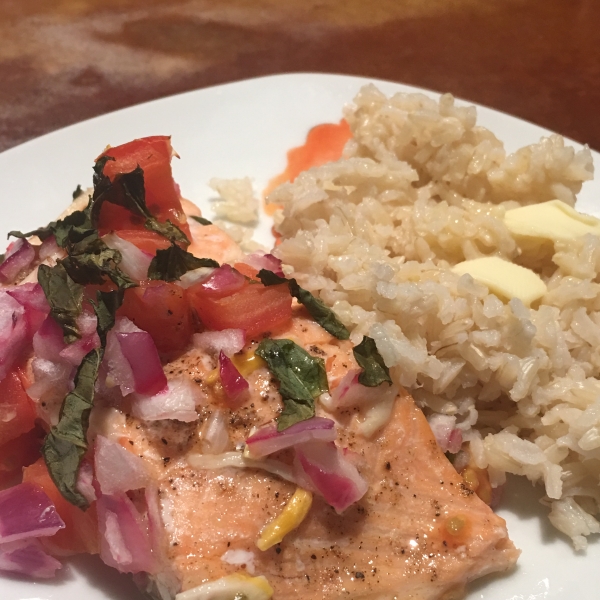 Greek-Style Baked Salmon