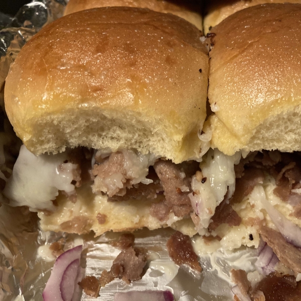 Philly Cheese Steak Sliders