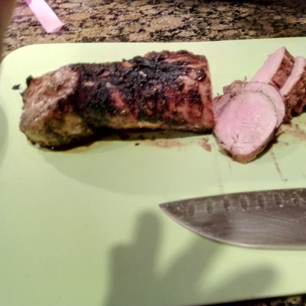 Garlic Herb Grilled Pork Tenderloin