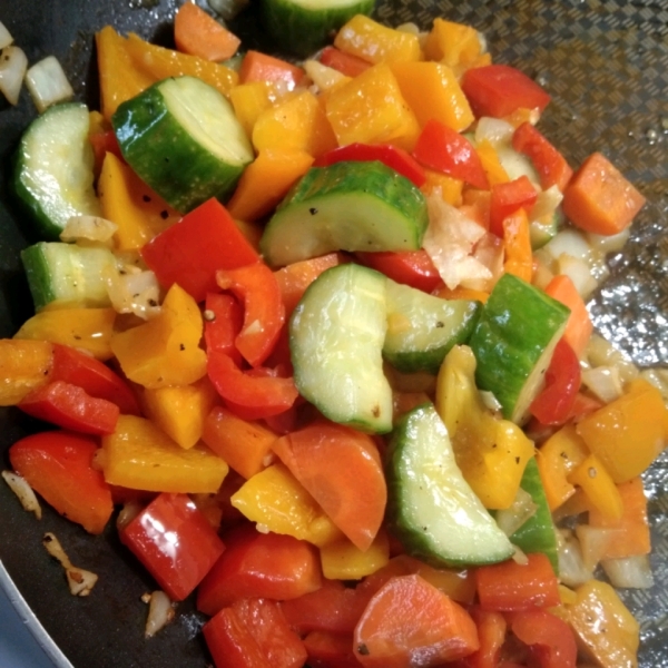 Garlic Vegetable Saute