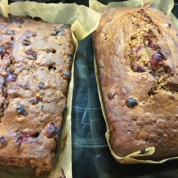 Honey Cranberry Oat Bread