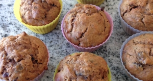 Sugarless Fruit Nut Muffins