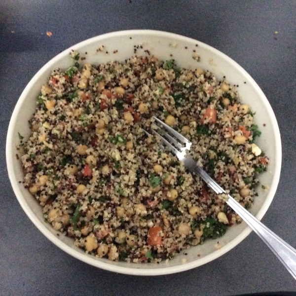 Herbed Quinoa and Chickpea Pilaf