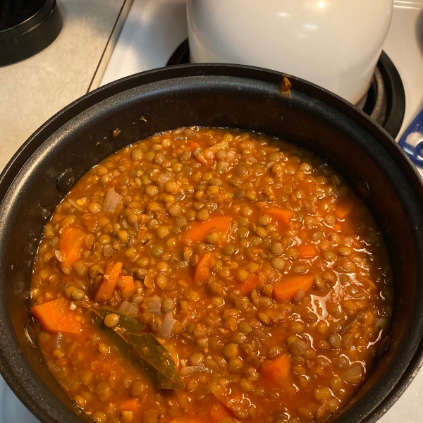 Greek Lentil Soup (Fakes)