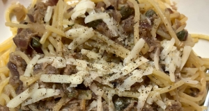 Spaghetti with Tuna and Capers