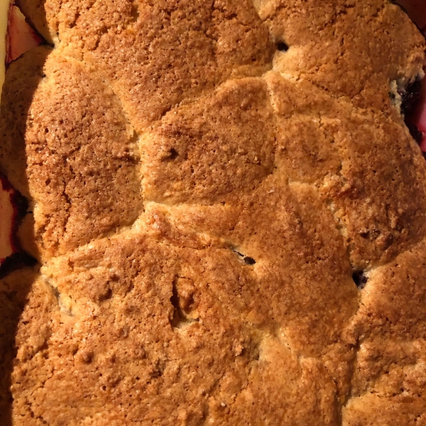 Mennonite Blueberry Cobbler