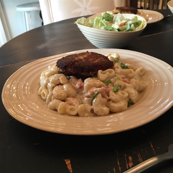 Gluten Free Elbows Fontina Mac and Cheese with Bacon