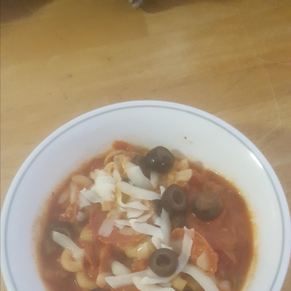 Spicy Pizza Soup