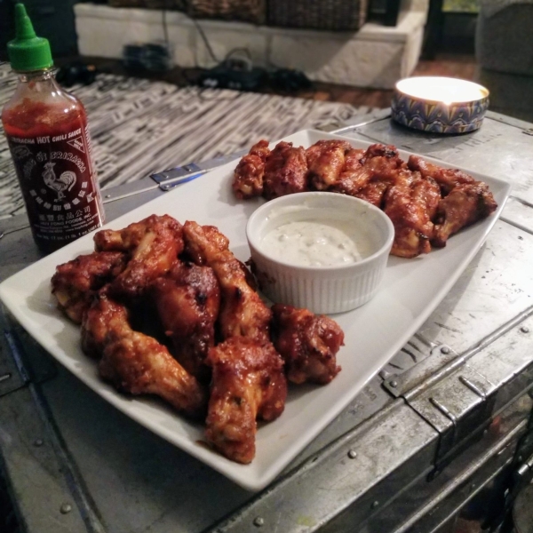 Spicy PBJ Wings