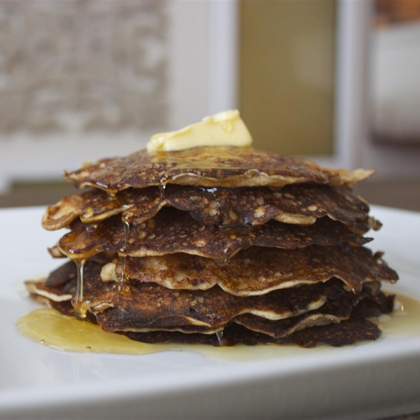 Overnight Oatmeal Pancakes