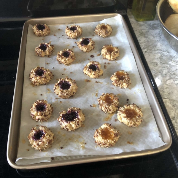 Raspberry Thumbprint Cookies