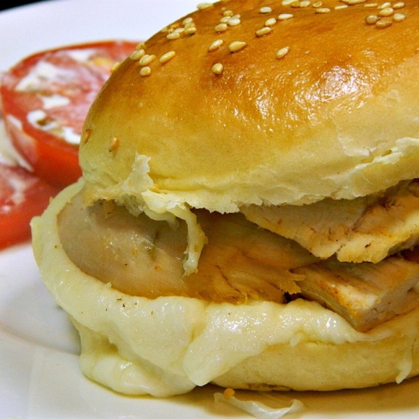 Heavenly Chicken Garlic Sandwiches