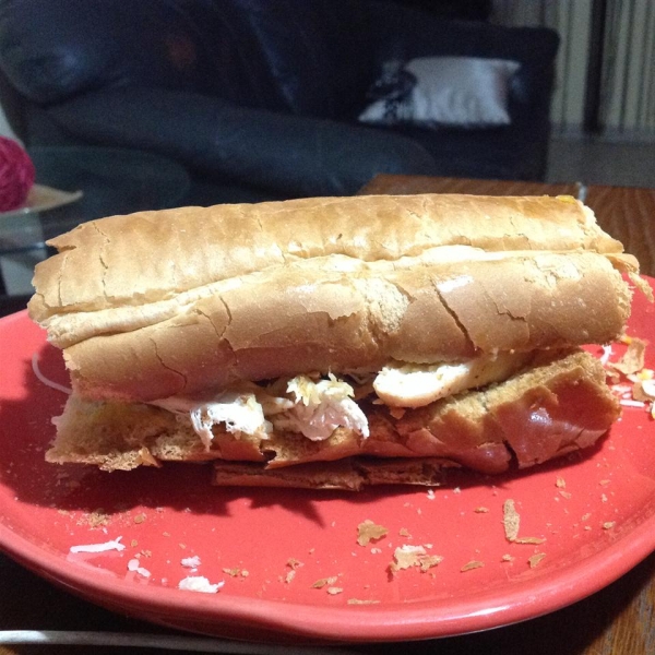 Heavenly Chicken Garlic Sandwiches