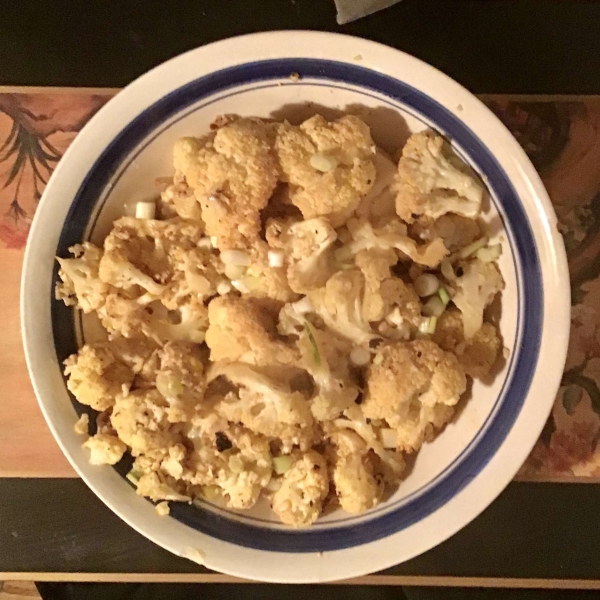 Roasted Buffalo Cauliflower