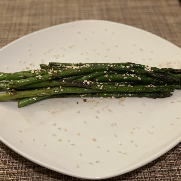 Grilled Soy-Sesame Asparagus