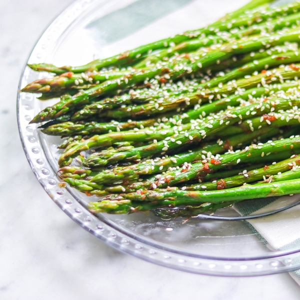 Grilled Soy-Sesame Asparagus