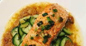 Ginger-Scallion Crusted Salmon