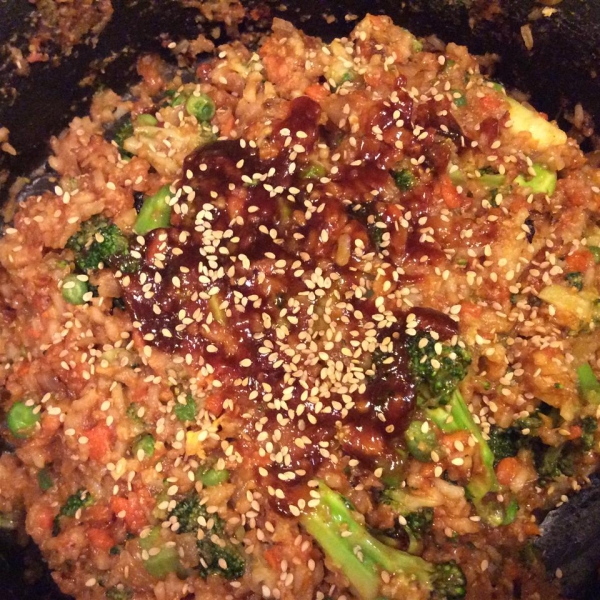 Fried Rice with Ginger, Hoisin, and Sesame