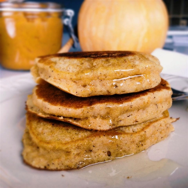 Pumpkin Cornmeal Pancakes