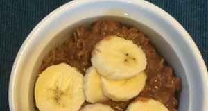 Vegan Chocolate Banana Oatmeal