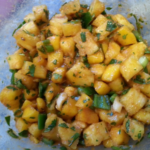 Pineapple and Mango Salsa