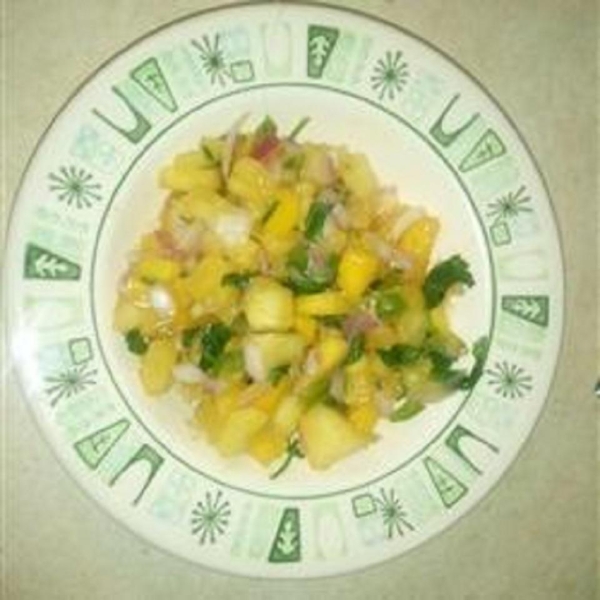 Pineapple and Mango Salsa