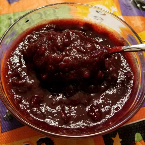 Apple Cider Cranberry Sauce