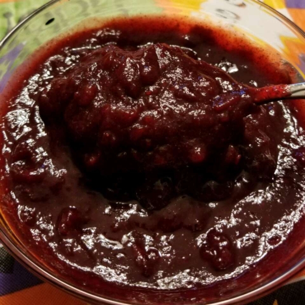 Apple Cider Cranberry Sauce