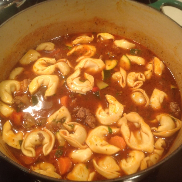 Italian Sausage Tortellini Soup