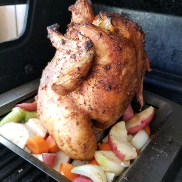 Clay's Grilled Beer Can Chicken