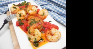 Air Fryer Shrimp and Polenta