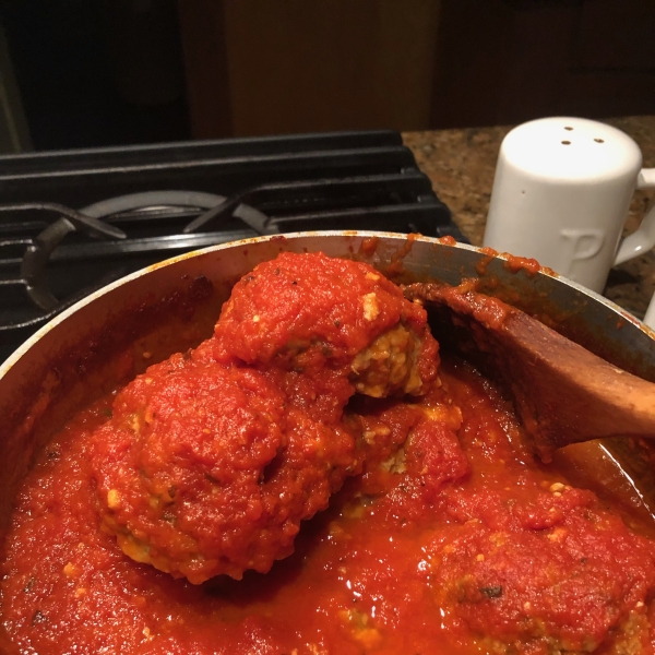 Aunt Mary's Eggplant Balls