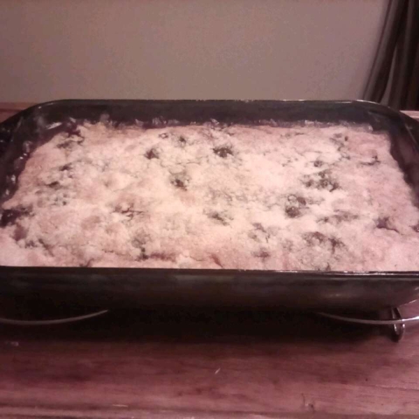 Peach and Blueberry Cobbler