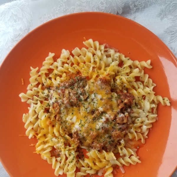 Sloppy Joe Casserole with Noodles