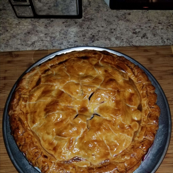 Little Ann's Peach and Blueberry Pie