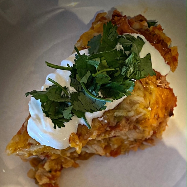 Hatch Chile Enchilada Pie