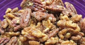 Paleo Toasted Maple Pecans