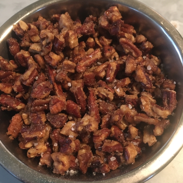 Paleo Toasted Maple Pecans