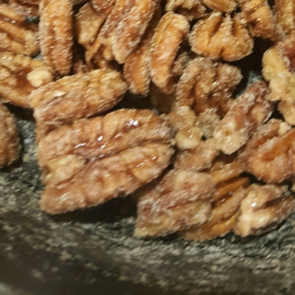 Paleo Toasted Maple Pecans