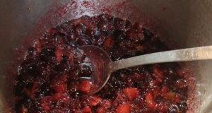 Spiced Cranberry Apple Chutney