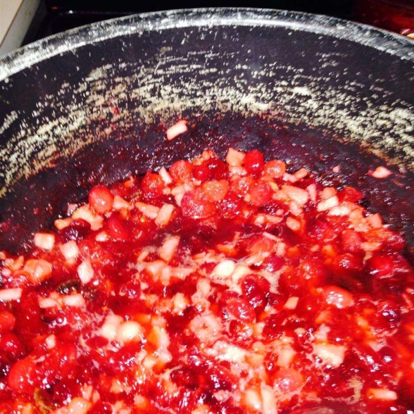 Spiced Cranberry Apple Chutney