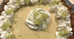 Key Lime and Pretzel Pie