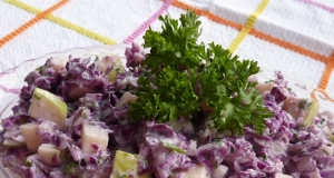 Cabbage and Apple Slaw