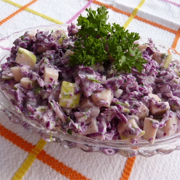 Cabbage and Apple Slaw