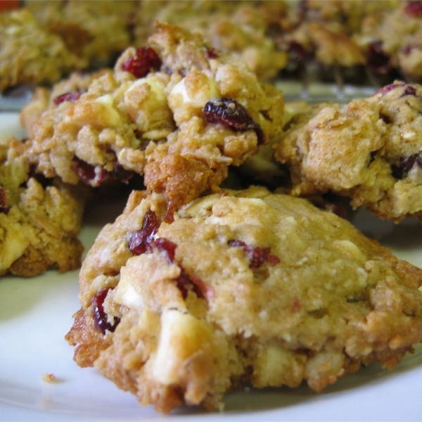 Chocolate-Cran-Oat Cookies