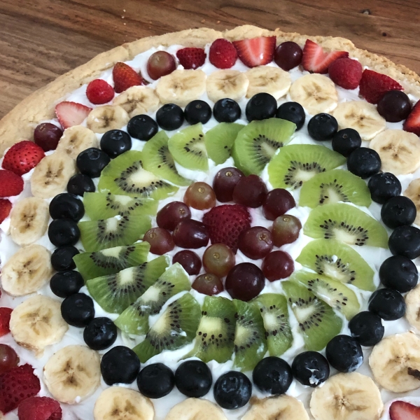 Simple Fruit Pizza