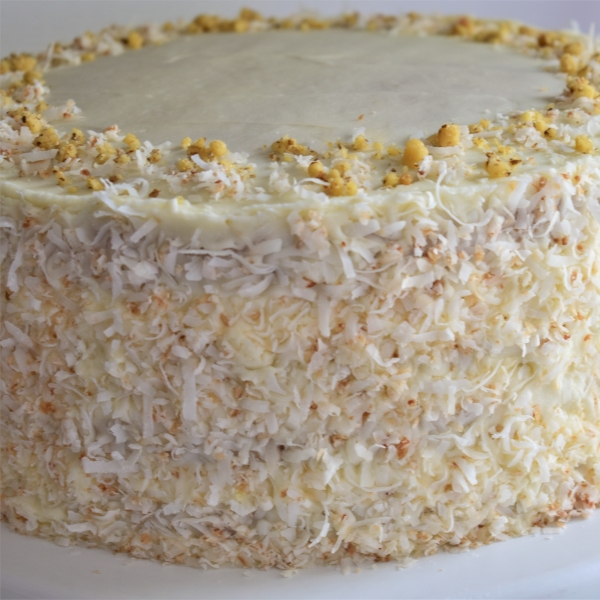 Italian Four-Layer Coconut Cream Cake