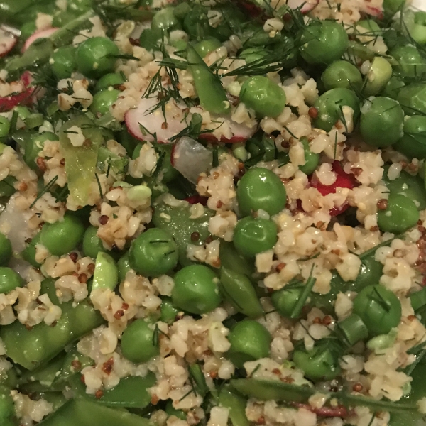 Wheat Berry Salad with Peas, Radishes, and Dill